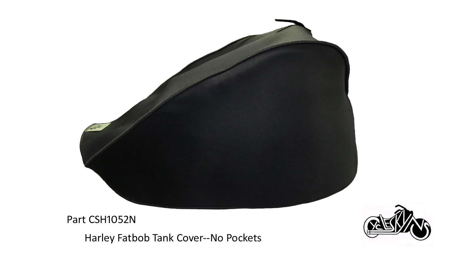 Neoprene Protective mechanic's Cover designed for the large Fat-bob Harley Davidson gas tank without top or side pockets