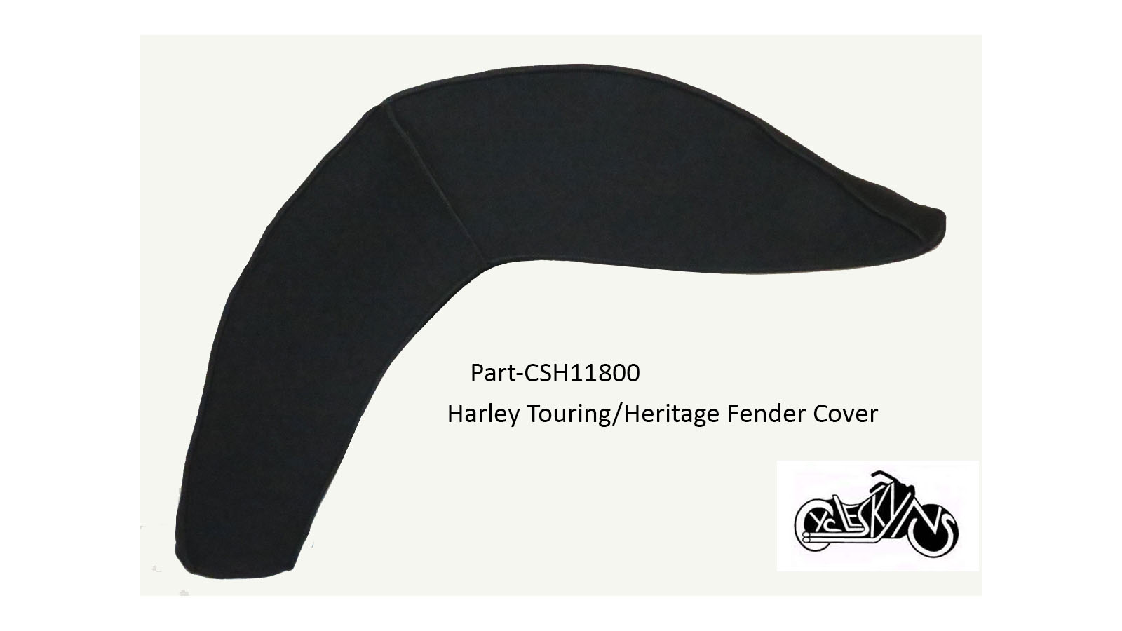 Neoprene Protective mechanic's Cover designed for the Heritage or Touring style Harley Davidson Fender.